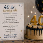 40 år bursdag dikt: korte, morsomme og rørende vers til 40-åringen