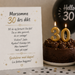 Morsomme 30 års dikt: gøyale vers til bursdagskort og tale